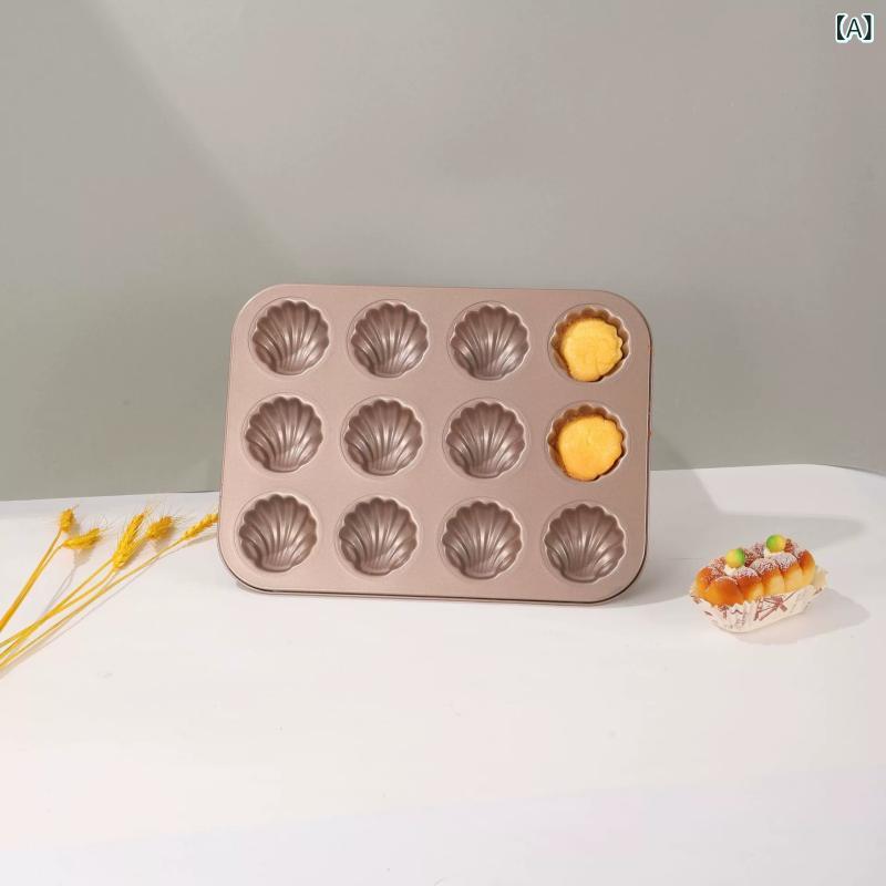 ・カテゴリ: チョコレート型、製菓型、ケーキ型・形状: 不規則形・主な素材: 炭素鋼・用途: 製菓・仕様: 12個用、6個用、4個用・スタイル: 現代的、シンプル・カラー: ゴールド