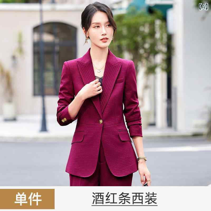 セットアップ レディース ビジネス オフィス スーツ 通勤 フォーマル スリムフィット テーラードジャケット エレガント 上品 秋冬