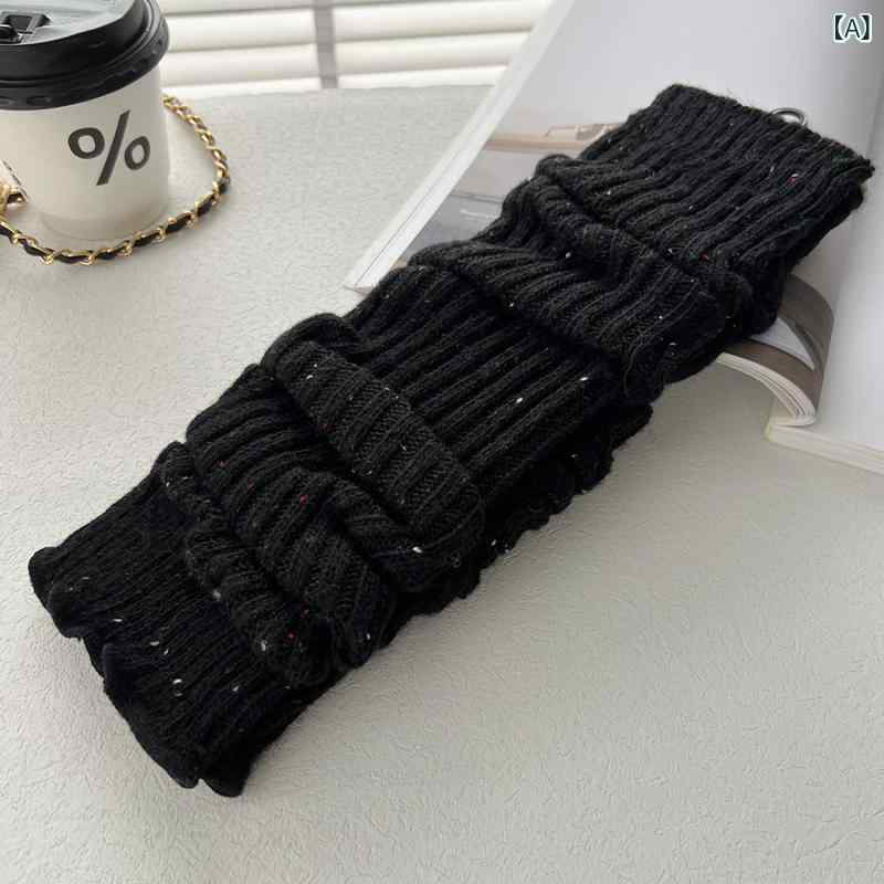 レッグウォーマー レディース ヨガ 膝当て ニーハイ ルーズソックス くしゅくしゅ ウール素材 ブーツカ..