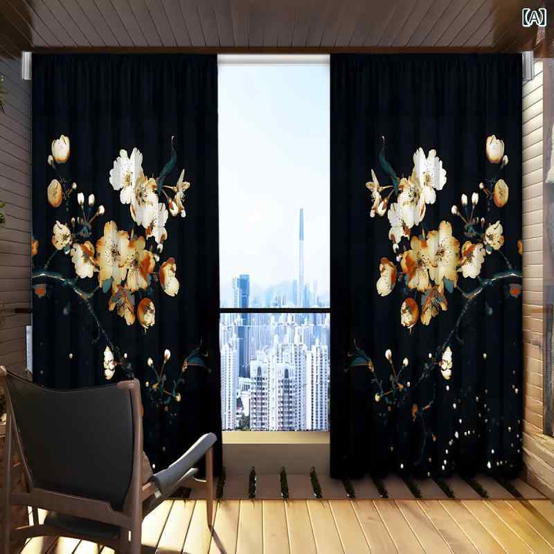 カーテン 2枚組 都市景観 街並み 3Dデジタルプリント ポリエステル ドレープカーテン おしゃれ モダン ..