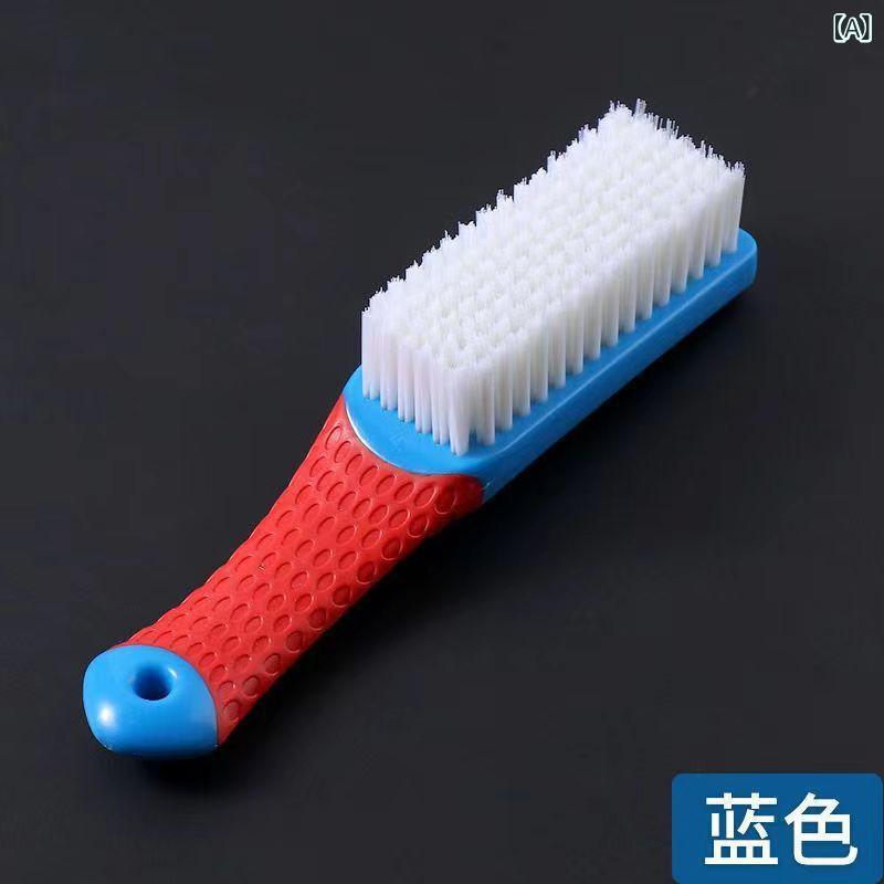 靴ブラシ ナノブラシ 家庭用 靴洗浄 汚れ落とし 靴ケア用品 超ソフト毛 ハード毛 長毛ブラシ 青 黄 柄 ..