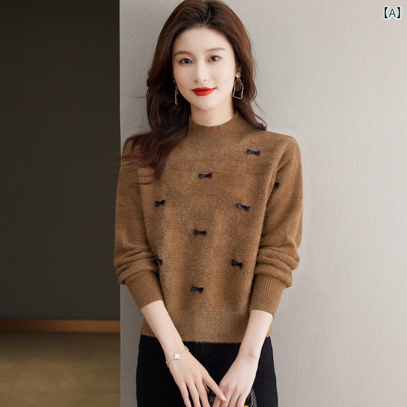 ニット レディース 女性用 秋冬 厚�