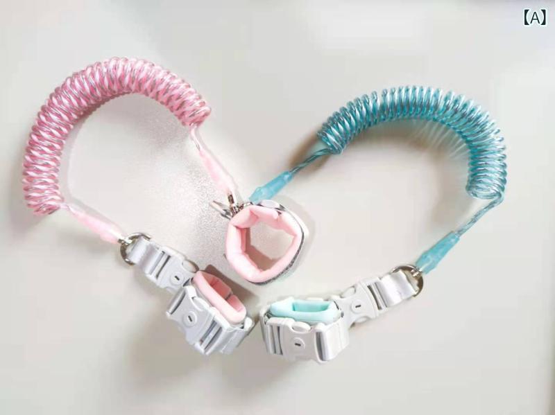 迷子防止ハーネス 双子用 ベビー キッズ 子供 鍵型 2WAY 多機能 牽引リード お散歩 お出かけ セーフテ..