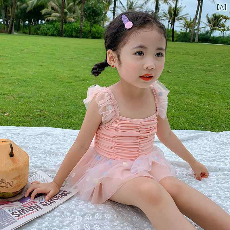水着 女の子 キッズ ベビー ワンピース チュールスカート フリル 花柄 オールイン...