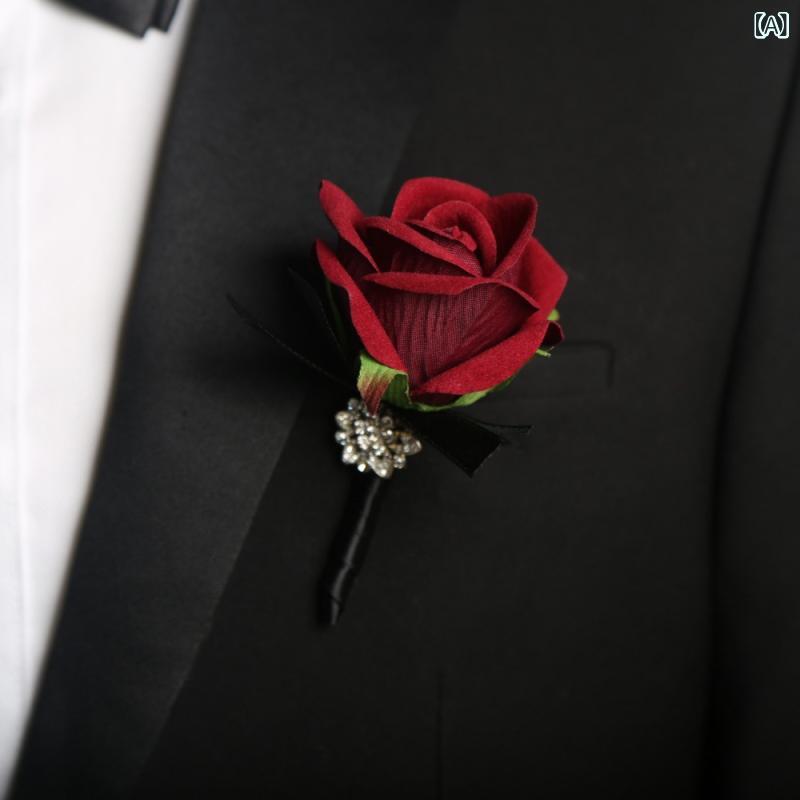 ・スタイル: 中国風・使用シーン: 結婚式・種類: 胸花、手花・仕様: 4*12・製法: