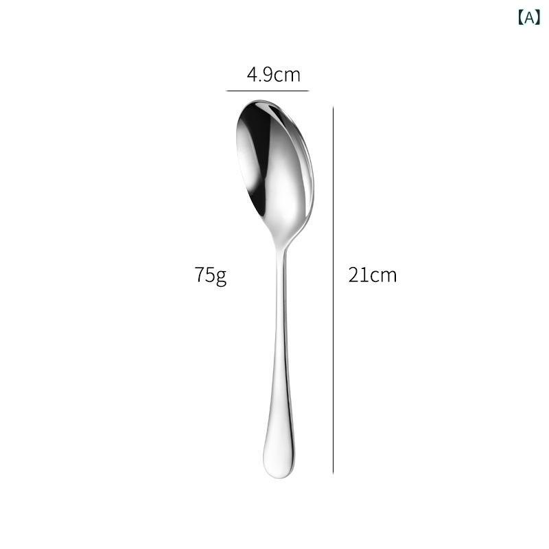 Soup Ladle （Holed） - 業務用スプーン 加厚ステンレス ホテル レストラン 飲食店 共有 ロングハンドル 穴あき 魚肉フォーク 銀色 金色 丸頭 角頭 尖頭 現代シンプル 鏡面仕上げ 耐久性 業務効率 キッチン用品 調理器具