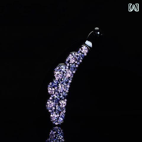 ヘアアクセサリー 女性用 香蕉クリップ バナナ挟み 縦挟み ポニーテール ヘアピン ...