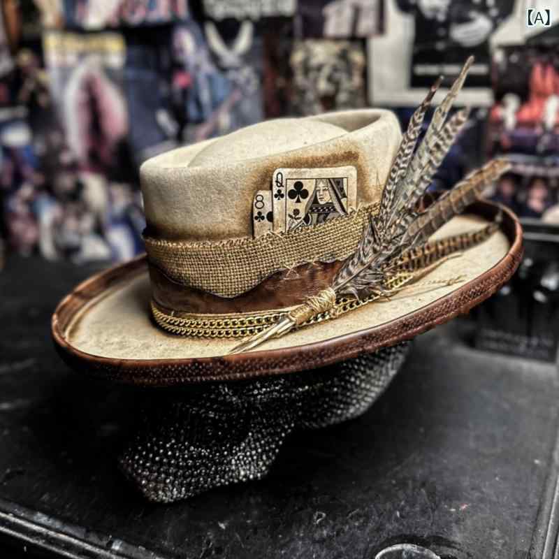・カテゴリ: 礼帽・帽頂形状: 丸型・帽檐形状: 短檐・カラー展開: ベージュ/アンティーク加工,ワインレッド/アンティーク加工・サイズ展開: フリーサイズ・機能: 日よけ・主な素材: ウール・スタイル: 通勤