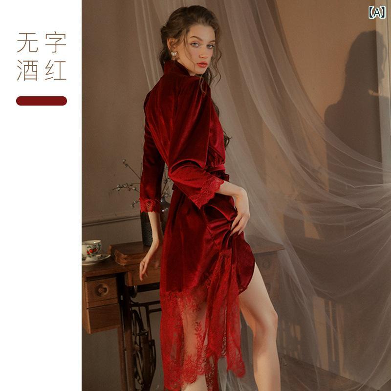 ・素材: ポリエステル・袖丈: 七分袖・生地の厚さ: 厚手（201-250g/平方メートル）・対象: 青年女性・カラー展開: 酒紅色（文字なし）、酒紅色（新婦）、ピンク（文字なし）、ピンク（伴娘）・サイズ展開: M、L、XL、XXL・主要素材の含有量: 90%-95%・スタイル: フレンチ・機能: カジュアル、通気性、睡眠、ストレッチ、ルームウェア、保温、快適・ネックライン: ボートネック