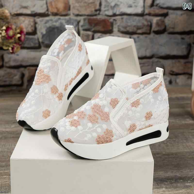 女性用 フラットサンダル レディース 春夏 ピンク グリーン ブルー レース 網纱 メッシュ 網布 素材 ラバーソール ラウンドトゥ 欧米風 カジュアル セットオン ハイヒール インソール 厚底 軽量 通気性 伸縮性 普段使い 歩きやすい 足元おしゃれ