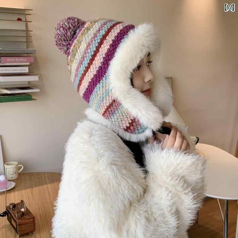 ・カテゴリ: 雷鋒帽・トップ形状: 丸型・つば形状: 短型・カラー展開: ホワイト、ベージュ、カーキ・柄: ストライプ撞色・サイズ展開: M (頭囲56-58cm)・機能: 保温、防風・スタイル: ファッション通勤・加工方法: 機械刺繍