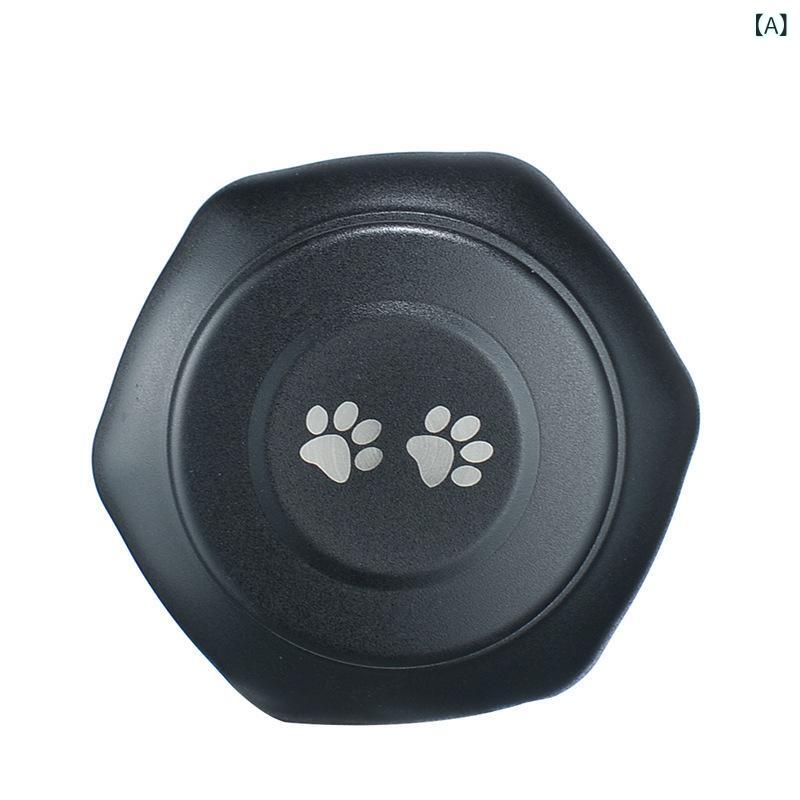 Urn - ペット 骨灰 盒 不锈钢 記念 罐 猫 犬 六角形 密封 金属 容器 黒 狗爪 猫 心電図 犬 心電図 猫犬 パターン 金色 刻印 デザイン 殡葬 用品 耐久 キャップ