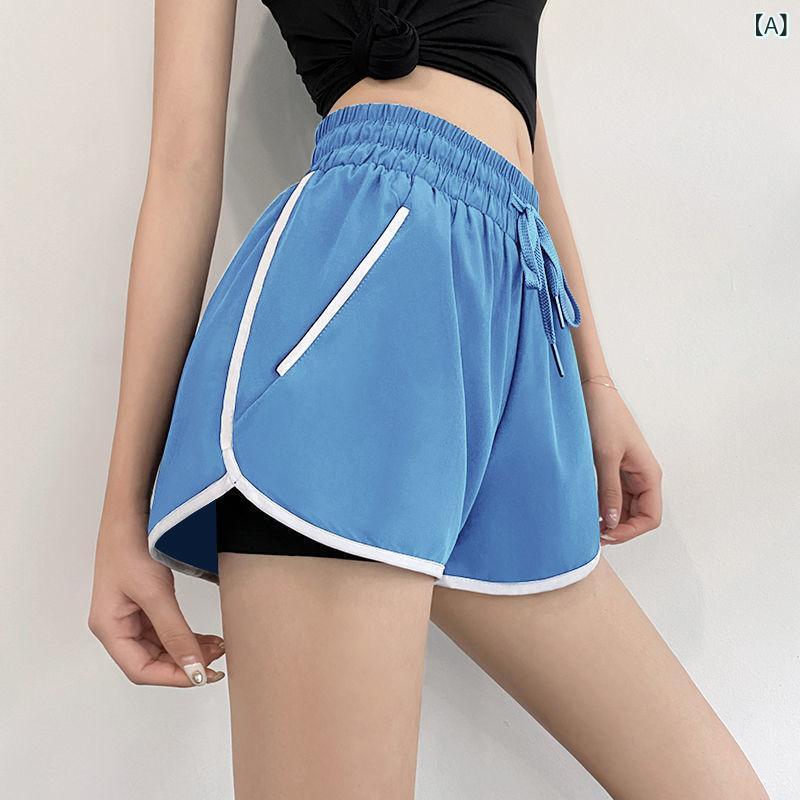 レディース 夏 ヨガ ピラティス トレーニング 短パン 防走光 透気 速乾 接触冷感 ...