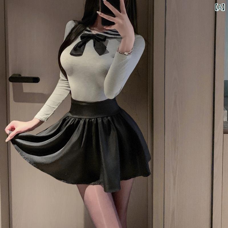・カテゴリ: 水手服、セクシーランジェリー・スタイル: タイト、オープンバスト、シースルー、制服風、メッシュ・主な素材: ポリエステル・素材の含有量: 90%以上95%未満・対象性別: 女性・カラー展開: グレー、グレー＋ホワイトストッキング、グレー＋ブラックストッキング、グレー＋ホワイト網タイツ、グレー＋ブラック網タイツ、グレー＋ブラックオープンクロッチストッキング、グレー＋ホワイトオープンクロッチストッキング、グレー＋ホワイト学生靴下・サイズ展開: フリーサイズ