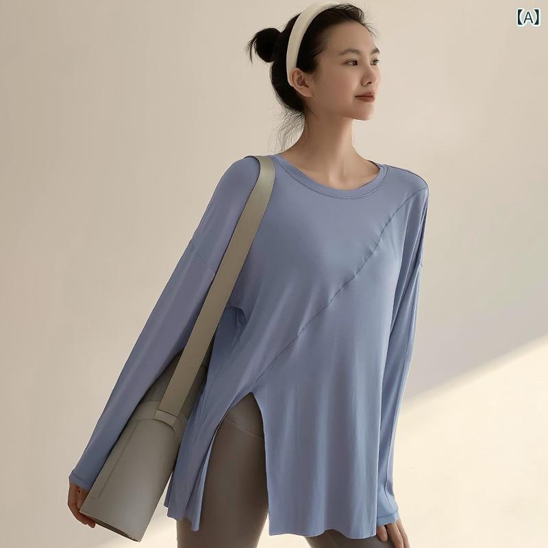 ・カラー展開: ブルー、ブラック、ホワイト、ピンク・機能: 通気速乾・主な素材: ビスコース95%、スパンデックス5%・サイズ展開: S、M、L、XL、2XL・袖丈: 長袖・シルエット: スリム・丈: ミドル丈・対象: 女性