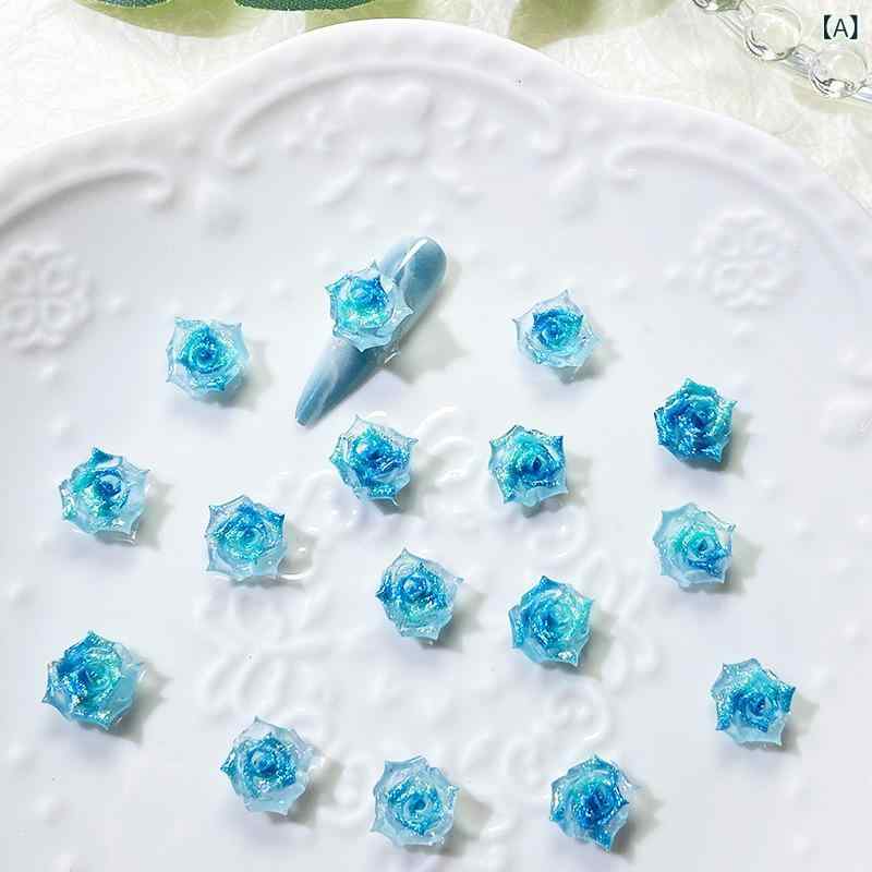 ・主な素材: 樹脂・デザイン: プリンセスシリーズ・バリエーション: 刺尖薔薇（大）、刺尖薔薇（小）、ジャスミン、千層芙蓉（大）、千層芙蓉（小）、千糸蝶、千糸洛神、山茶彫刻、手揉み薔薇、ミニ薔薇・スタイル: フレンチ、欧米、ins風、純欲・柄: 花柄