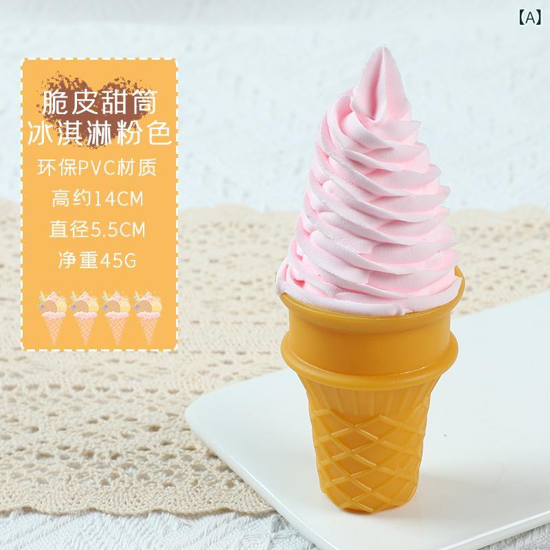 おもちゃ キッズ 食品サンプル アイスクリーム コーン リアル スイーツ デコレーシ...