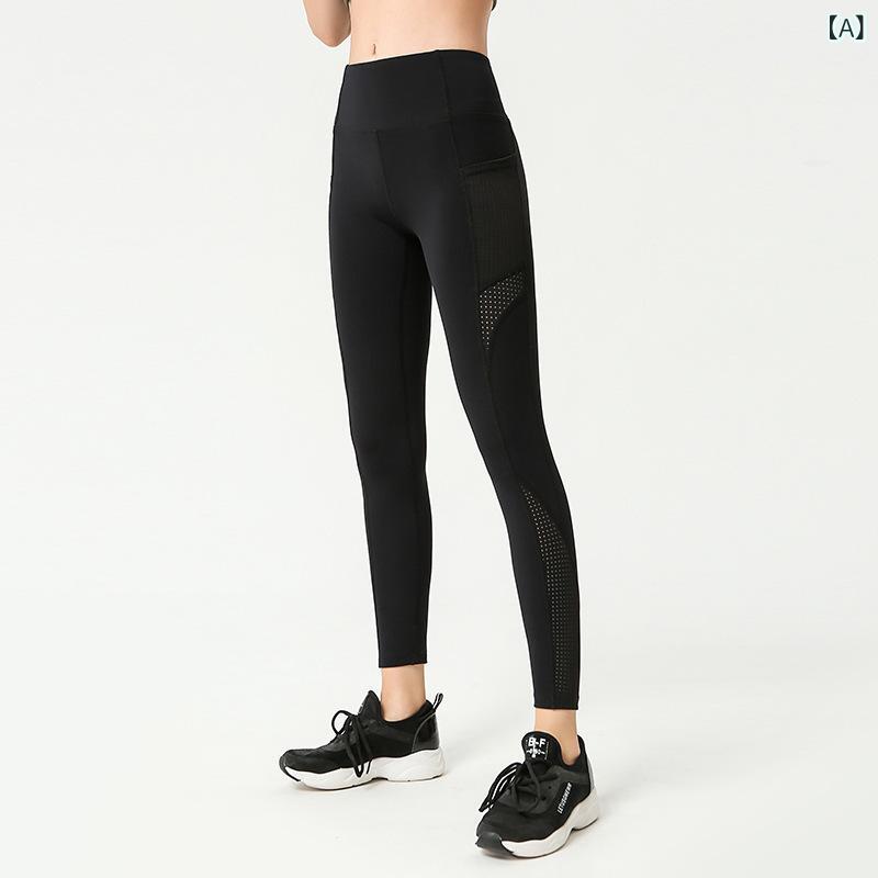 レディース ヨガパンツ 女性用 切り替え ポケット ヒップアップ タイト 吸湿速乾 接触冷感 ニット 混紡 ブラック ピンク系 グリーン系 春夏 秋 ランニング フィットネス ダンス 運動 普段使い 軽量 伸縮性(4.0)
