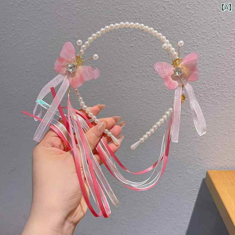 ・カテゴリ: ヘアアクセサリー・素材: パール・デザイン: 花、植物・スタイル: 和風、レトロ・カラー展開: ピンク、ブルー、オレンジ・対象: 子ども