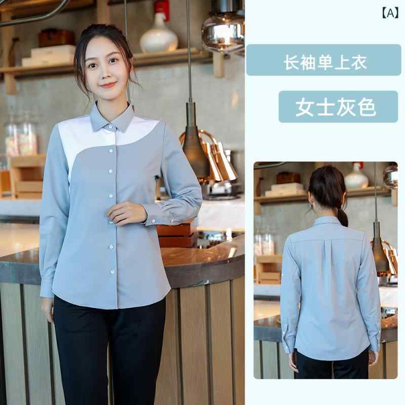 ・カテゴリ: 服装・用途: ホテルウェア・性別: 男女兼用・機能: 防寒・ボトムス丈: 長ズボン・主な素材: 涤棉、綿・カラー展開: 女性用グレー、男性用グレー・サイズ展開: M、L、XL、XXL、XXXL、4XL、5XL・スタイル: トップス・袖丈: 長袖・襟型: 襟付き襟付き襟付き襟