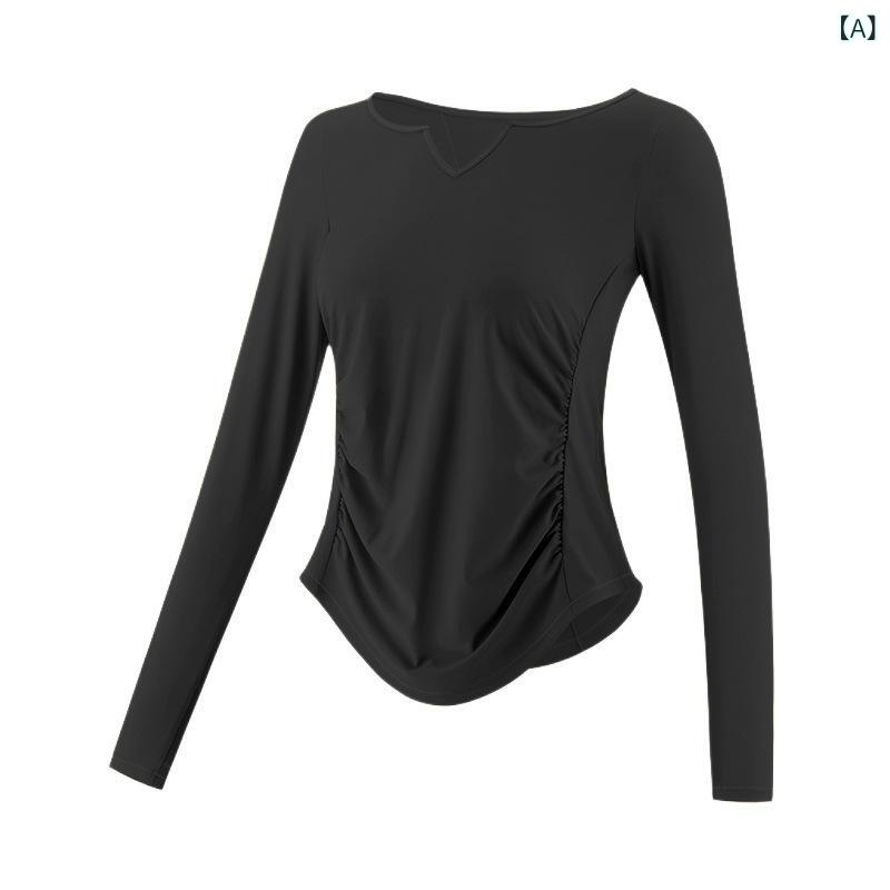 ・カテゴリ: Tシャツ・対象: 女性・柄: 無地・機能: 速乾・主な素材: ポリエステル80%、スパンデックス20%・袖丈: 長袖・着用方法: プルオーバー・丈: ヒップ丈・カラー展開: ブラック、アーモンド、オレンジ、ブルー・サイズ展開: S、M、L、XL・用途: ランニング、フィットネス、サイクリング、武術、ダンス、フットボール、バスケットボール、バレーボール、卓球、テニス、バドミントン