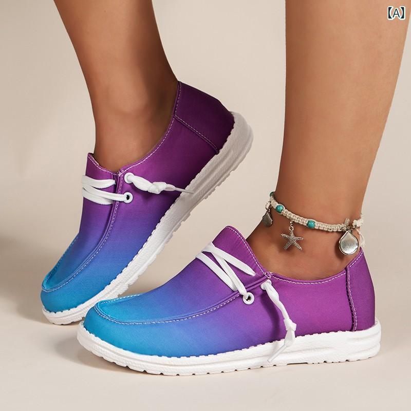 フラットシューズ ユニセックス 平底 ローファー メンズ レディース ラバーソール 切り替え ピースカラー ラウンドトゥ 中口 紫色 透気 伸縮性 軽量 ユニセックス スニーカー 普段使い 室内履き 通勤 通年 低反発 クッション ゴム底 セットオン メ