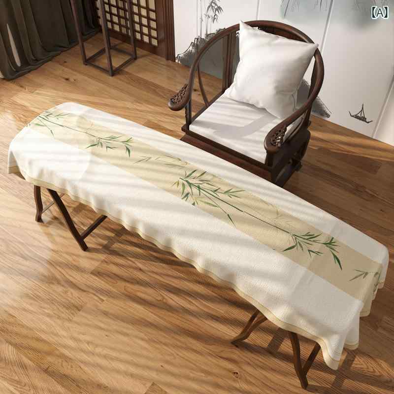 Rakuten - 古筝 カバー 防塵 布 綿麻 琴カバー 遮塵 蓋布 古琴 専用 青竹 灰白 紙落云烟 窓思于扉 相思窗雨 35x138cm 60x200cm 通年用 軽量 伸縮性 部屋用 楽器保護