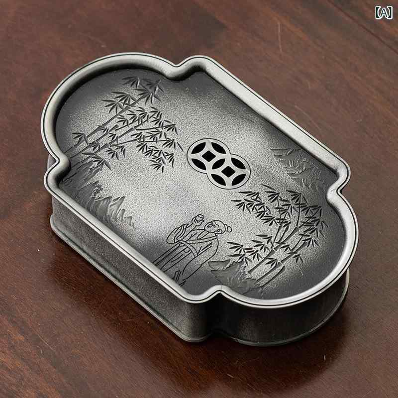 ・主な素材: 金属・制作方法: 半手工作業、半機械作業・重量: 約0.3kg・カラー展開: 錫壺承スタイル一、錫壺承スタイル二・サイズ: 標準・スタイル: 現代風シンプル、シンプルモダンミニマリズム