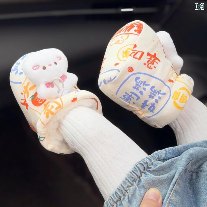 ベビーシューズ 男女赤ちゃん用 冬用 保暖 加厚 柔らか底 防滑 綿布 靴下タイプ 暖...