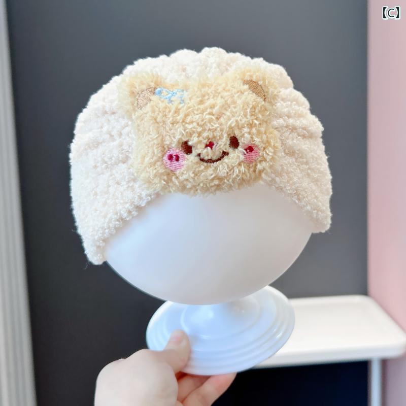 ベビー 帽子 キッズ 秋冬 厚手 保暖 セット 頭巾 無骨 毛布 柔らか 綿 素材 伸縮性...