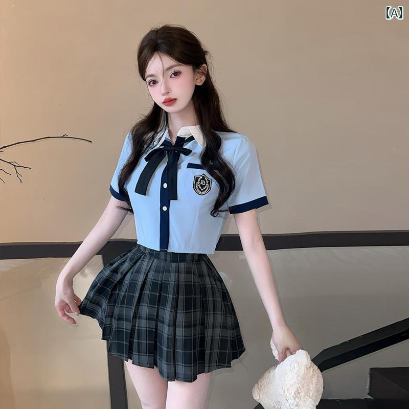 レディース セットアップ スカートセット 通勤 気質 学院風 チェック柄 ブラウス トップス ハイウエスト 百褶スカート 短め セット 三..
