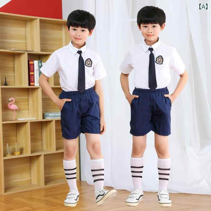 子供服 中小学生 学院風 表演服 詩朗読 演出服 卒業服 男女児童 合唱服 セット 短...