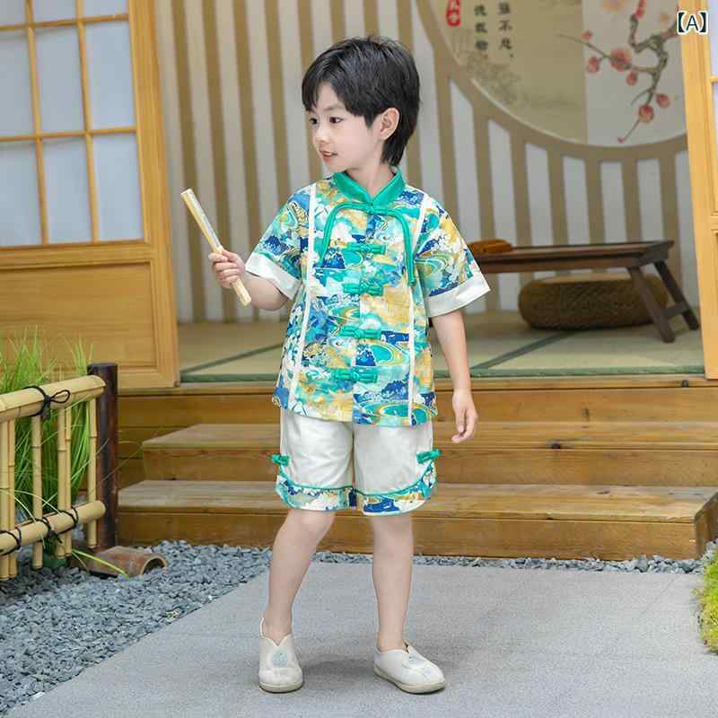 ・カテゴリ: 子供用旗袍・唐装・民族衣装・スタイル: チャイナ風・柄: 花柄・主な素材: アセテート繊維 85%・生地: シフォン・厚さ: 普通・デザイン: セットアップ・カラー展開: 男児用セットアップ、女児用旗袍、マザー用・サイズ展開: 90cm、100cm、110cm、120cm、130cm、140cm、150cm、160cm、S、M、L・対象年齢: 3〜8歳（身長100〜140cm）・対象性別: 男女兼用