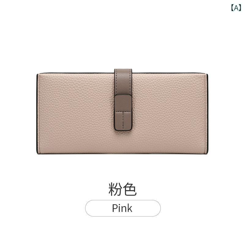 ・素材: PU革・折数: 2つ折り・スタイル: 爽やか可愛い・流行要素: ステッチ・柄: 無地・裏地: ポリエステル・カラー展開: ホワイト、ピンク、ブラック、イエロー、カーキ・適用シーン: 普段使い