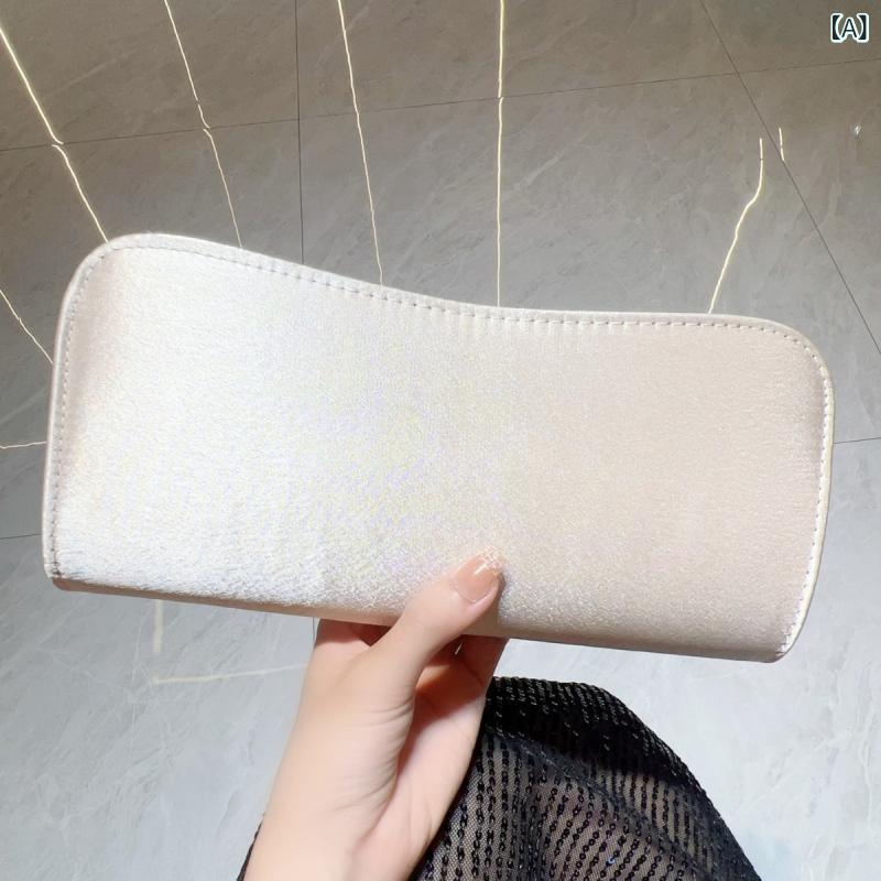 ミニバッグ 女性用 ベイシェル型 中型 単肩 斜めがけ チェーンショルダー 磁扣 開閉 ポリエステル ポリエステル裏地 中硬度 携帯ポーチ カードポーチ オープン外ポーチ レイヤー付き 日常使い 都市シンプル カジュアル 杏色 シルバー ブラックベルベッ