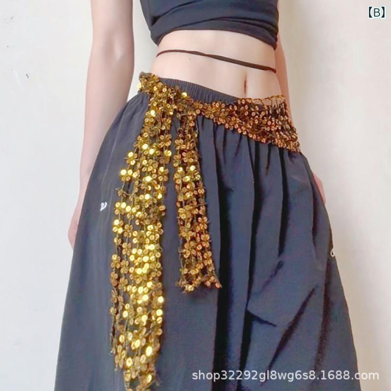 メンズ 腰 chain ジャズダンス ヒップスカーフ ストリートダンス 腰巾 アクセサリ...