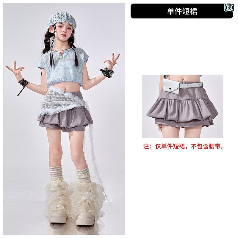 女の子 キッズ ジャズダンス 衣装 セット 夏 女の子ダンス 韓国風 かわいい クール...