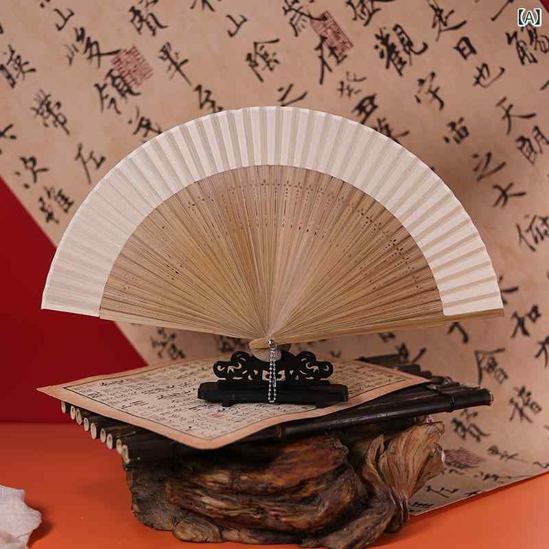 ・カテゴリ: 扇子・主な素材: 布・サイズ: 20cm・製法: 純手工・骨材: 竹・スタイル: 中国風・カラー: 白