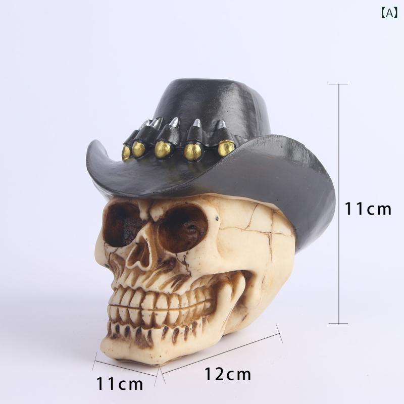・素材: 樹脂・カテゴリ: 置物・デザイン: 髑髏・製造工程: ハンドメイド