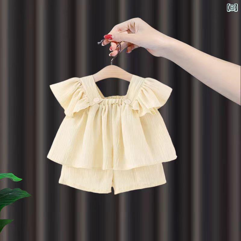 女児 キッズ ベビー 女の子 春夏 スカート セット トップス スカート 2点セット か...