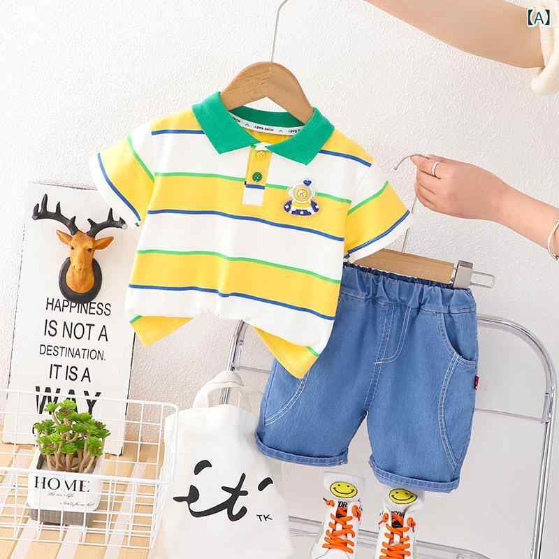 ベビー 男の子 夏 服 セット 短袖 短パン 綿 接触冷感 吸湿速乾 かわいい かっこい...