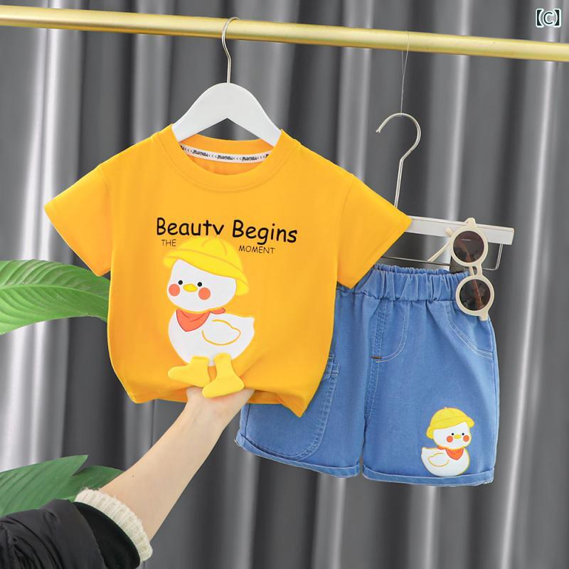 女児 キッズ 女の子 ベビー 夏 春夏 セットアップ トップス 短袖 半袖 短パン 帽子...