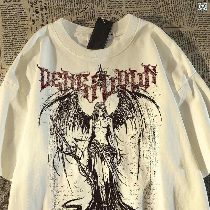 Tシャツ メンズ レディース 短袖 人物プリント 麻 綿 接触冷感 薄手 ゆったりシルエット 丸首 夏 春夏 透気性 日常 普段使い 休日 カジュアル ヒップホップ 西海岸 復古 白色 黒 ワインレッド 杏色 ベージュ
