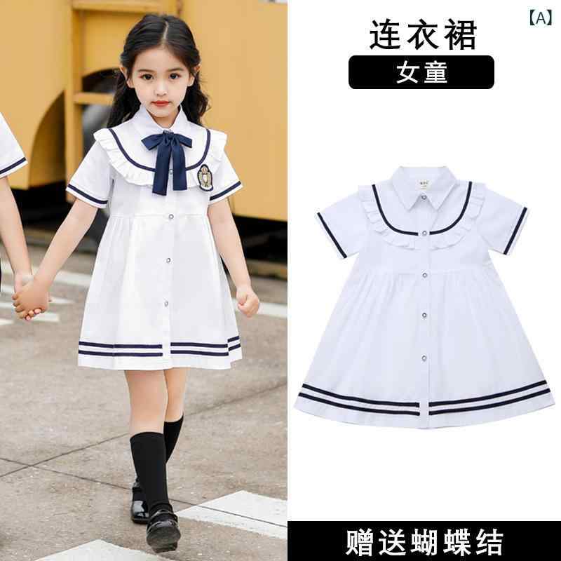 ・カテゴリ: 校服・制服・対象: 新生児(0～1歳、80cm以下)、男女兼用・開閉仕様: シングルブレスト・デザイン特徴: セットアップ、配色、ブリティッシュ風、プリンセス風、ミリタリー風、トレンド感・生地加工: 柔軟加工・主な素材: 綿 ・安全基準: クラスB・フード: フードなし・カラー展開: 871ホワイトワンピース（女子）、871ホワイト2点セット（男子）、870ホワイトワンピース（女子）、871ホワイトワンピース（女子）+靴下、871ホワイト2点セット（男子）+靴下、870ホワイトワンピース（女子）+靴下・サイズ展開: 100cm、110cm、120cm、130cm、140cm、150cm、160cm、170cm、180cm・セット内容: 半袖+パンツ