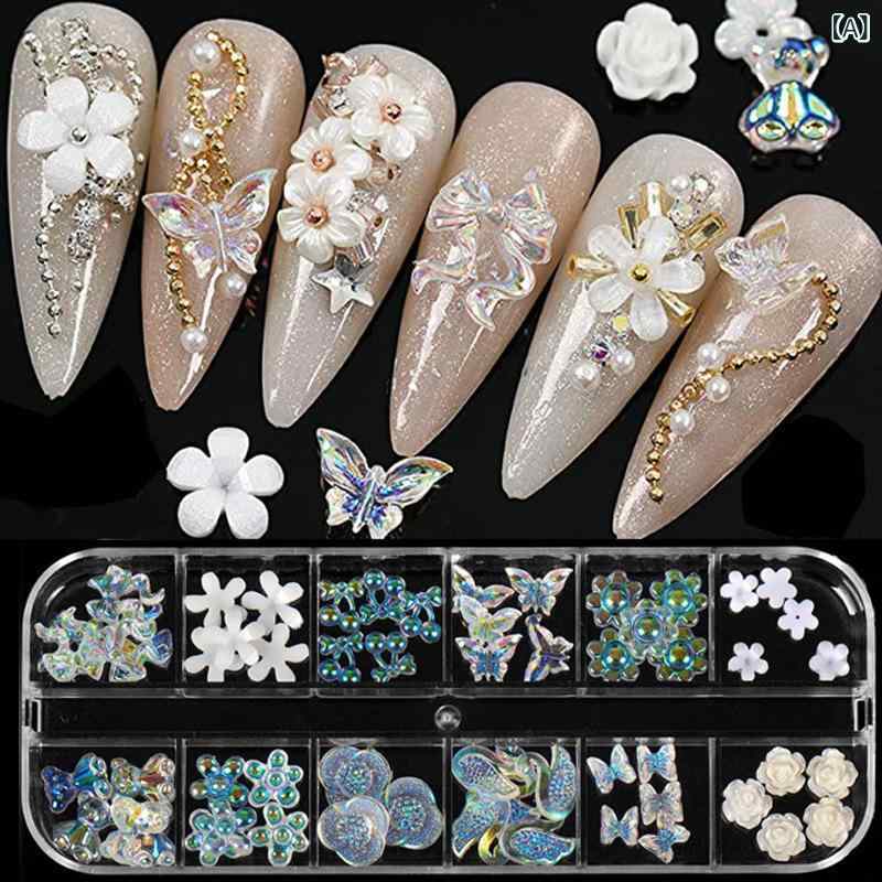 ・素材: ラインストーン、樹脂、アクリル・仕様: 1号セット、2号セット、3号セット、4号セット、5号セット、6号セット、7号セット、8号セット・スタイル: シンプル・柄: チェーン
