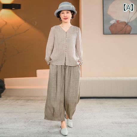 ・カテゴリ: カジュアルセットアップ・スタイル: きれいめ通勤・主な素材: ポリエステル・柄: 無地・ディテール: ボタン・加工: ノーアイロン・セットアップ: 上下セット・性別: レディース・袖丈: 五分袖・カラー展開: バーチ×アガーウッド, バーチ×ブラックグレー, スミクログレー×スミクログレー, スミクログレー×ブラックグレー, アガーウッド×ブラックグレー, アガーウッド×アガーウッド, ライトブルー×アガーウッド, ライトブルー×ブラックグレー, マダーレッド×ブラックグレー, マダーレッド×アガーウッド・サイズ展開: S, M, L, XL, 2XL, 3XL, 4XL