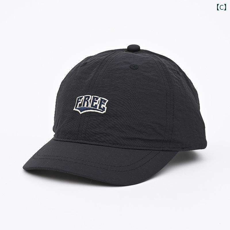 narukiのキャップ メンズ レディース 春夏 短檐 棒球帽 鴨帽 速乾 防水 防晒 透気 遮陽 登山 户外 運動 調整可能 灰色 紫色 ブラック グリーン 咖色 ポリエステル 軽量 通勤 普段使い カジュアル シンプル OL風 ソフトトップ ラウンドトップ｜アングル3