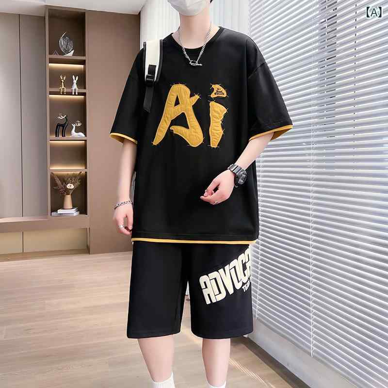 キッズ 男の子 夏 運動 セットアップ 短袖 Tシャツ ショートパンツ 薄手 綿混紡 ブラック ホワイト オレンジ 紫 グリーン 伸縮性 吸湿速乾 普段使い スポーツ