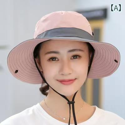 サマーハット レディース 夏 防晒 登山 釣り人 旅行 太陽 大つば 透気性 軽量 アクリル ピンク 天藍 土黄 紫 スイカ赤 オレンジ 赤 かわいい 清新 甘美 幾何 デザイン 釣り ハイキング 屋外 アクティブ 普段使い