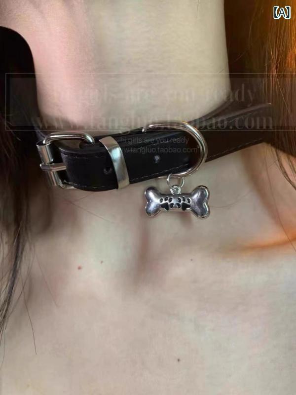 チョーカー ネックレス 男女兼用 猫爪 ペンダント ロックボーン チェーン ヤ2K 個性派 甘辛スタイル 合金製 電気メッキ加工 黒 革調 軽量 幾何学デザイン スパイシーアクセサリー 夏 トレンド かわいい 潮